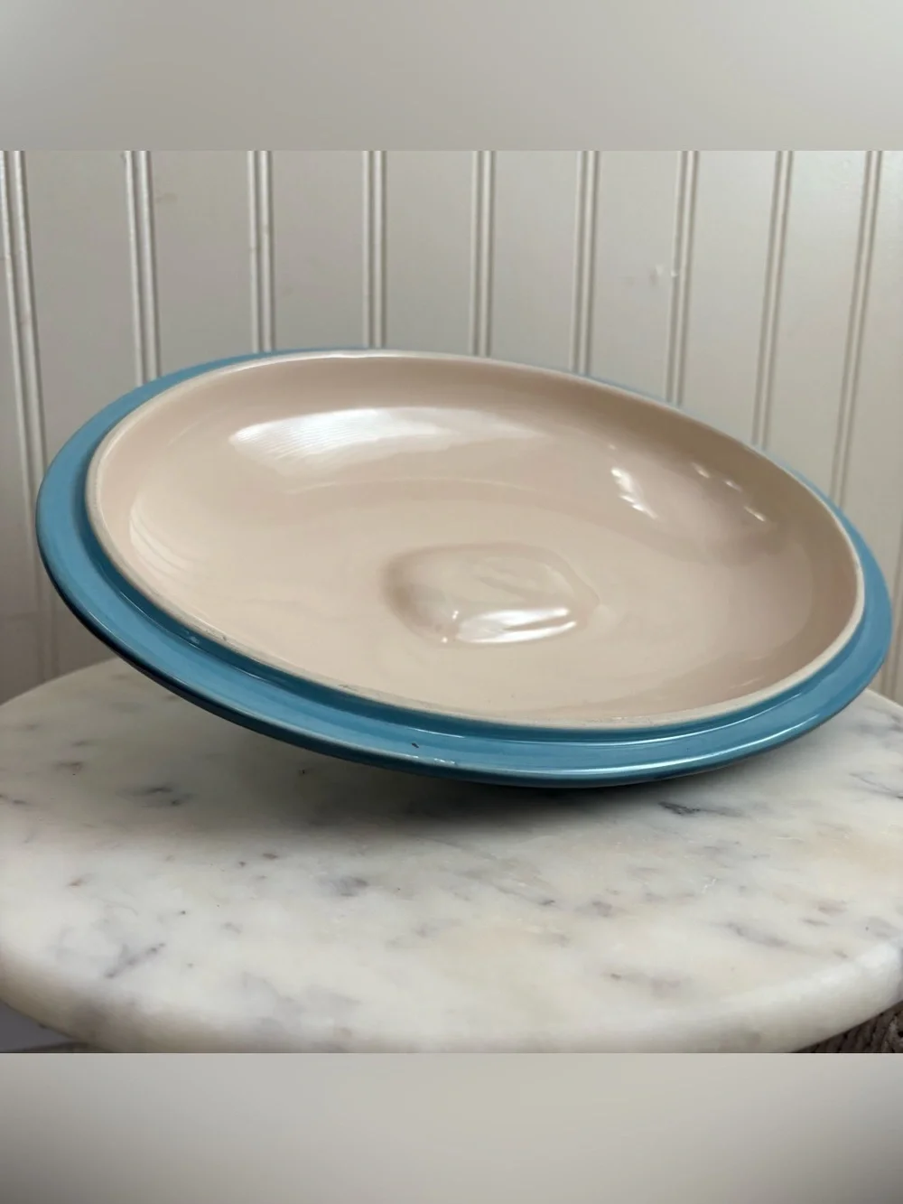 Le Creuset Heritage Stoneware Oval Casserole Dish Lid Replacement Marseille Blue